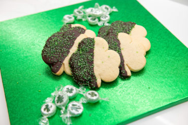 shamrock cookies recipe home cooking with julie neville