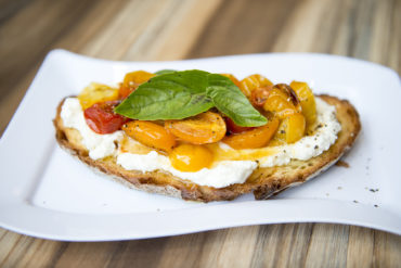 tomato and ricotta toasts recipe by Julie neville