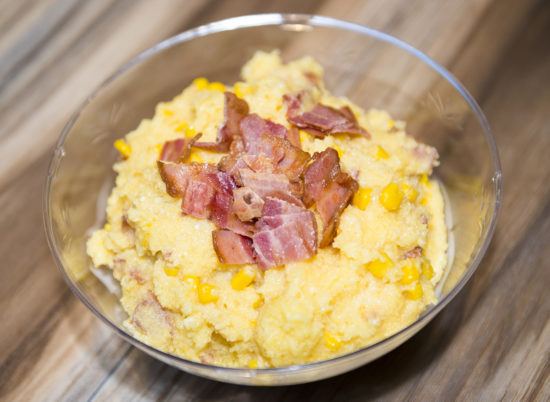Bacon and Corn Polenta Home Cooking with Julie Neville