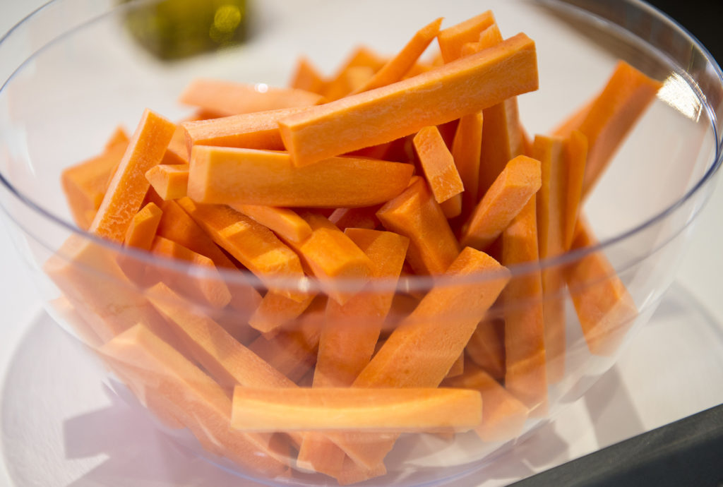 crispy carrot fries recipe Home Cooking with Julie Neville