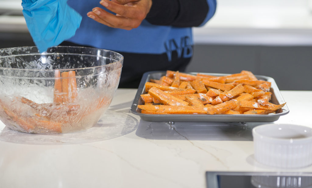 crispy carrot fries recipe Home Cooking with Julie Neville
