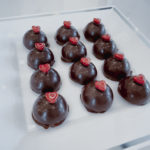 Dark chocolate bounty bites