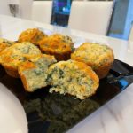 spinach and cheddar muffins recipe by home cooking with julie neville1