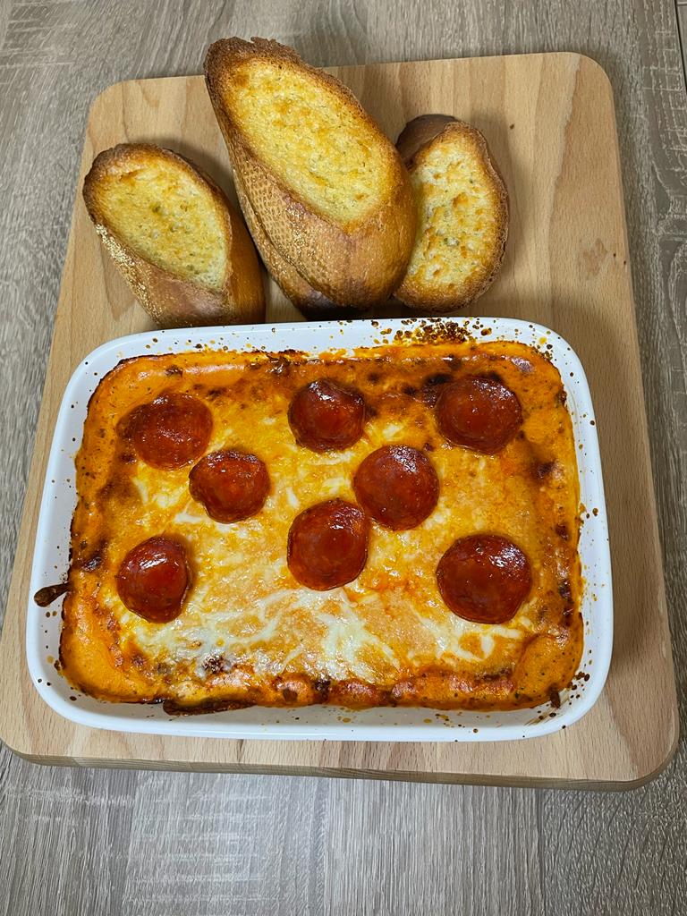 Hot Pizza Dip recipe by home cooking with julie neville0