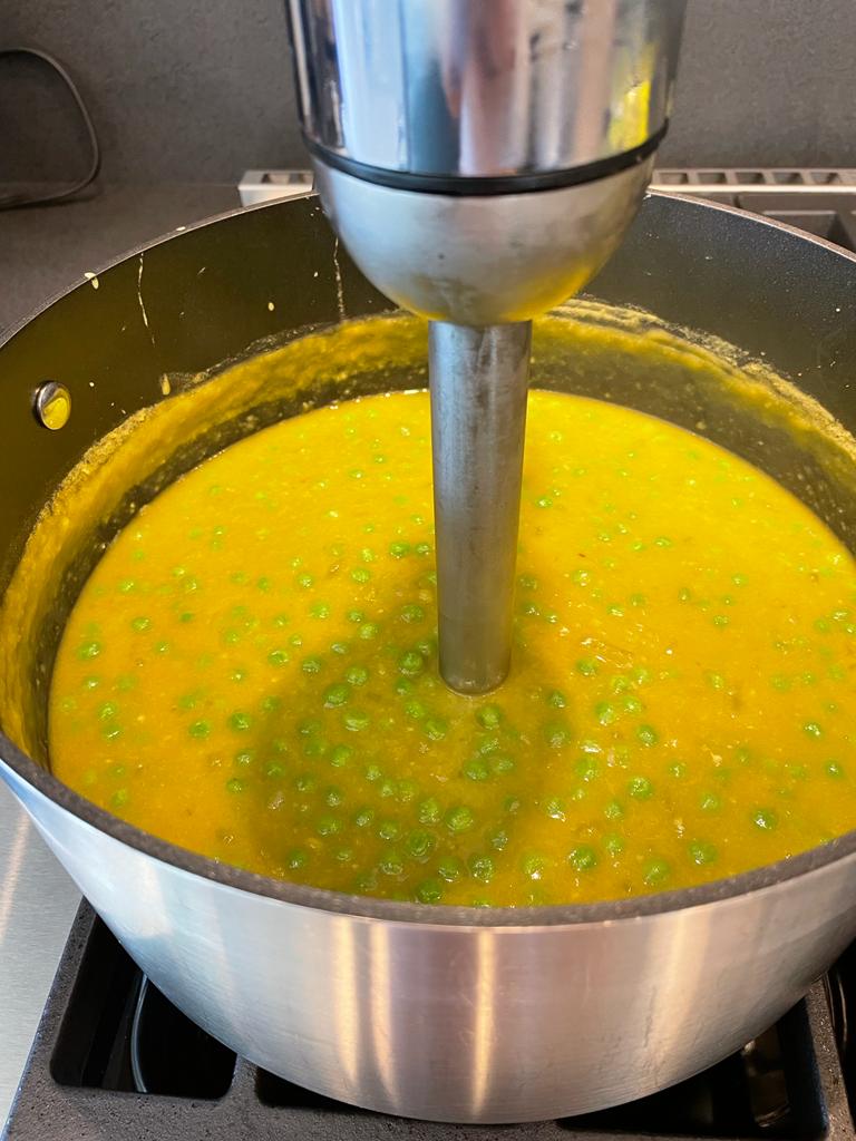 Green split pea soup recipe by home cooking with julie neville9