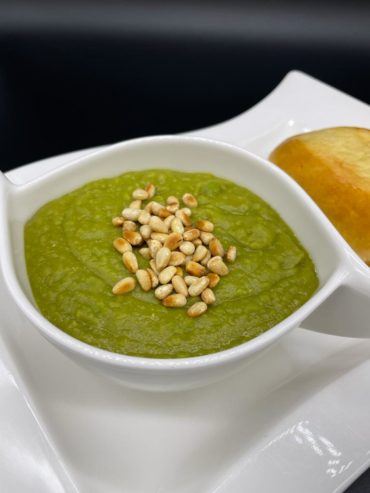Green split pea soup recipe by home cooking with julie neville17