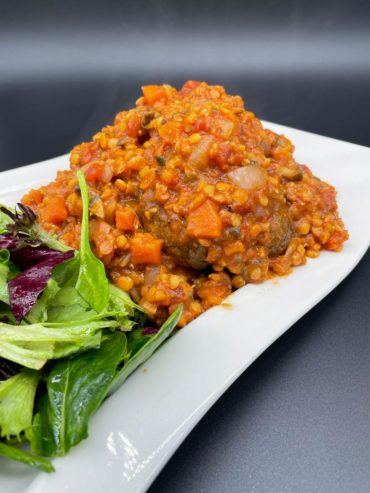 Lentil bolognese recipe by home cooking with julie neville4