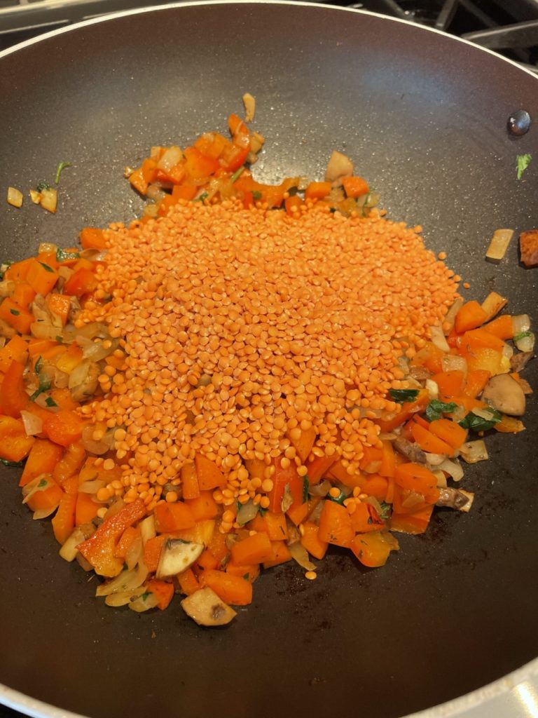 Lentil bolognese recipe by home cooking with julie neville4