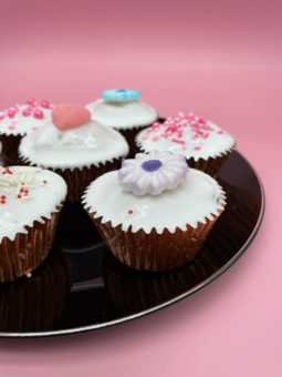 Vegan cupcakes with coconut cream frosting recipe by home cooking with julie neville1