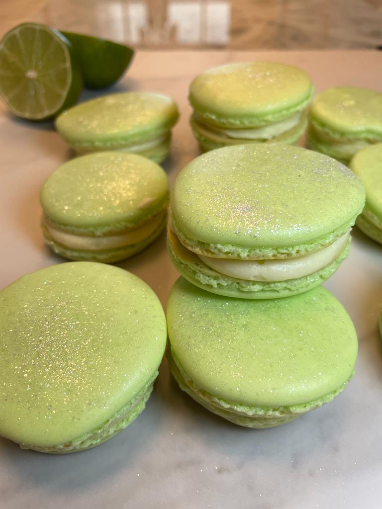 Sweet lime macarons home cooking with julie neville25