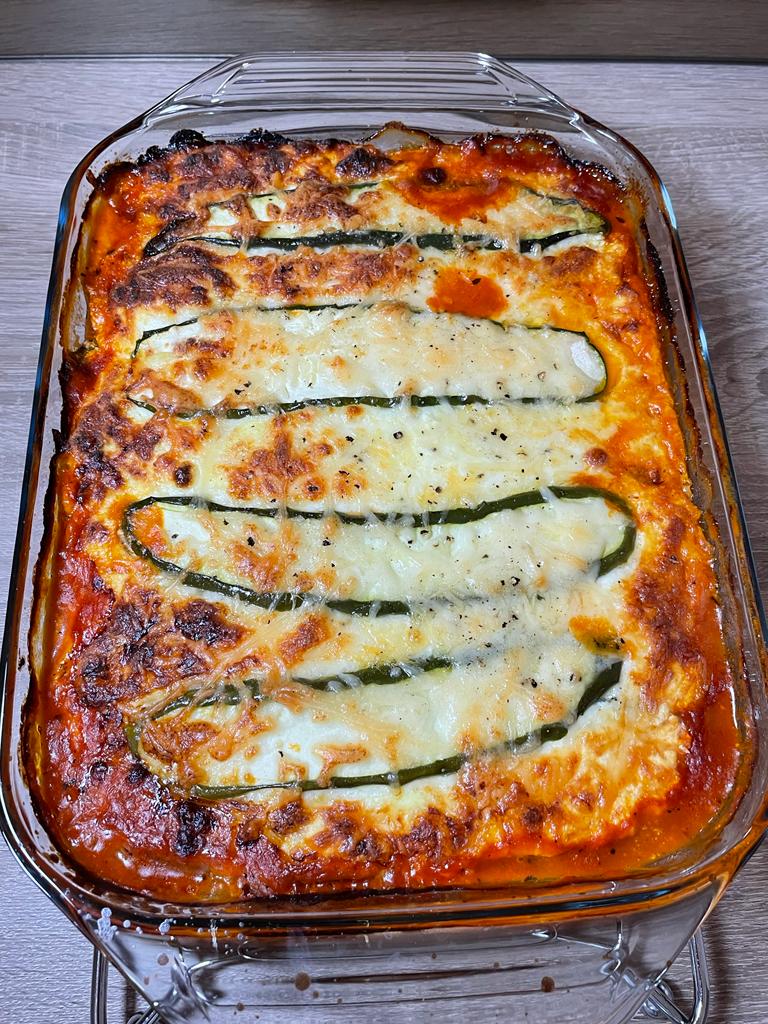 Courgette lasagne recipe by home cooking with julie neville0