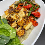 Quinoa tofu veggie bowl recipe by home cooking with julie neville6