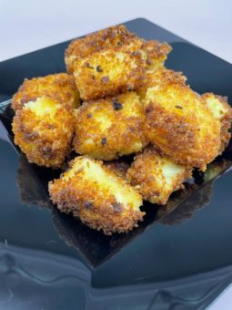 Crispy fried feta recipe by home cooking with julie neville15