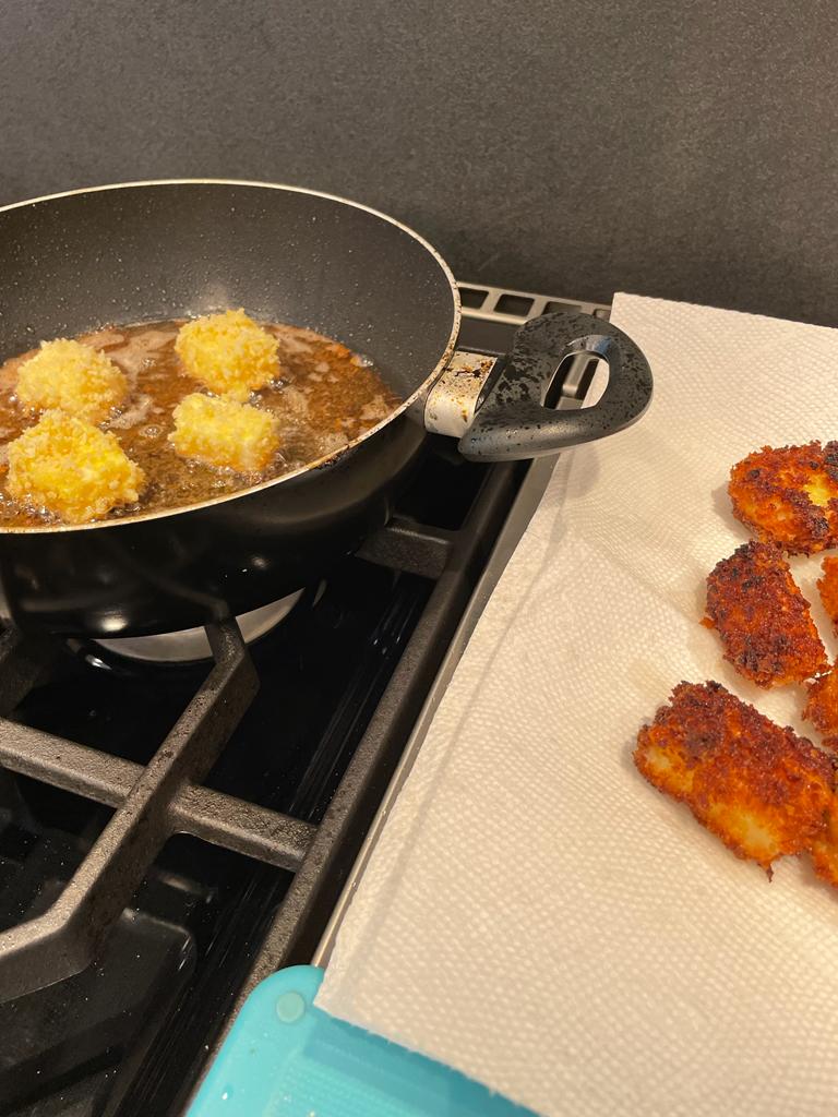 Crispy fried feta recipe by home cooking with julie neville1