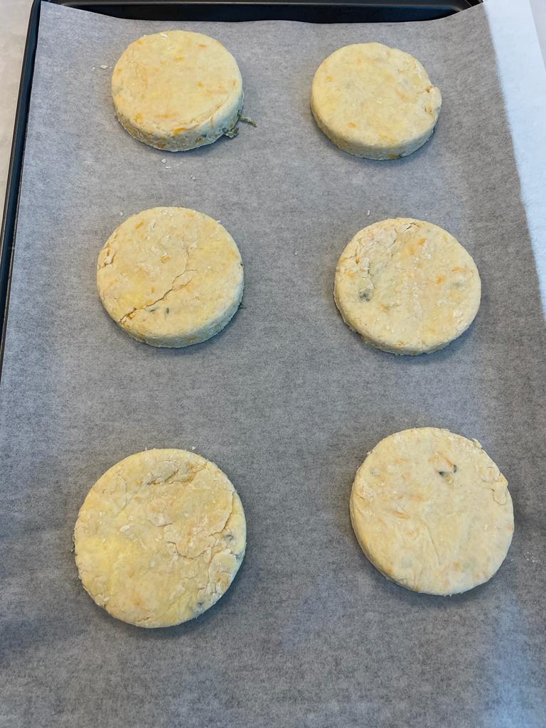 Flaky cheddar biscuits home cooking with julie neville1