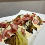 Creamy Bacon Roasted Cabbage